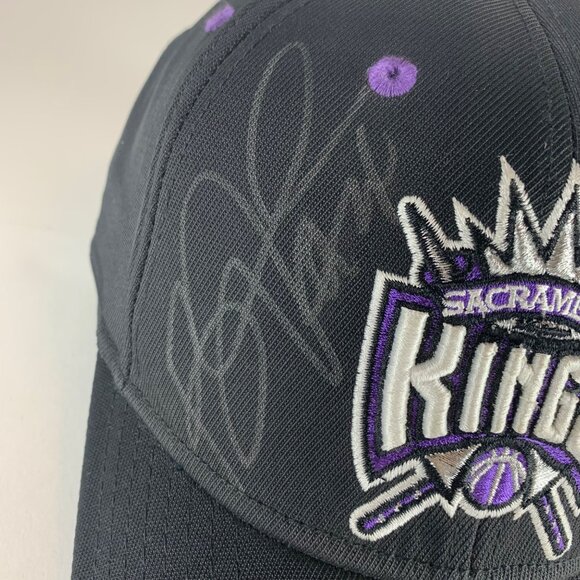Sacramento Kings NBA Adidas Stretch Fitted Hat Signed Bobby Jackson L/XL No COA - Picture 3 of 6
